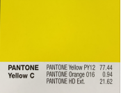 Pantone Gelb C