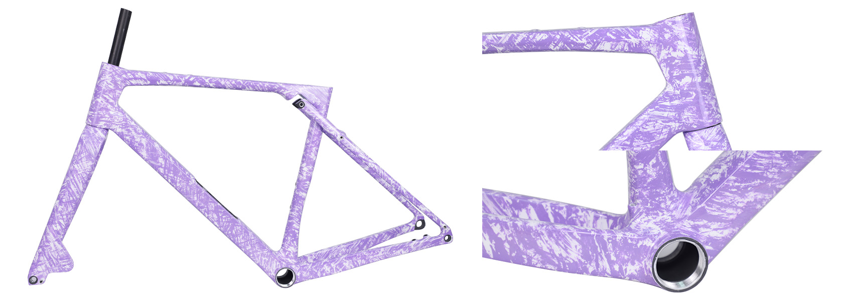 color painting bike gravel frame