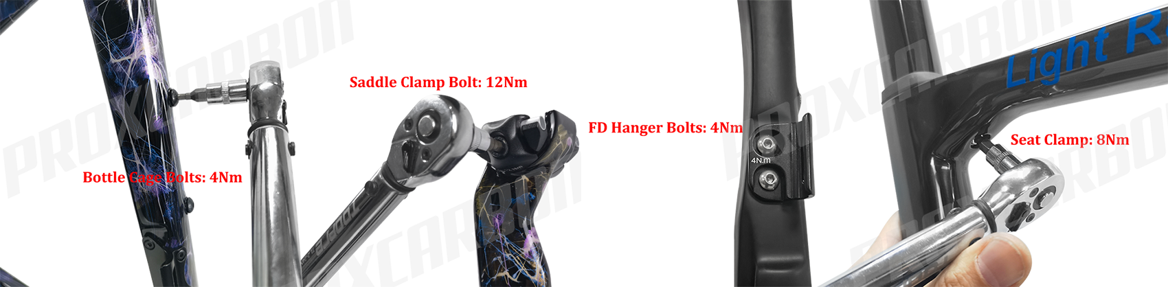 Recommended Torque for carbon bike