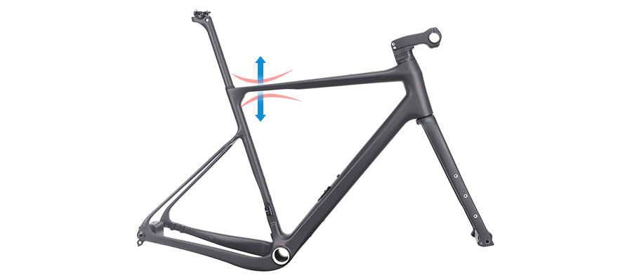 PXG071S-PRO gravel frame special tube shape