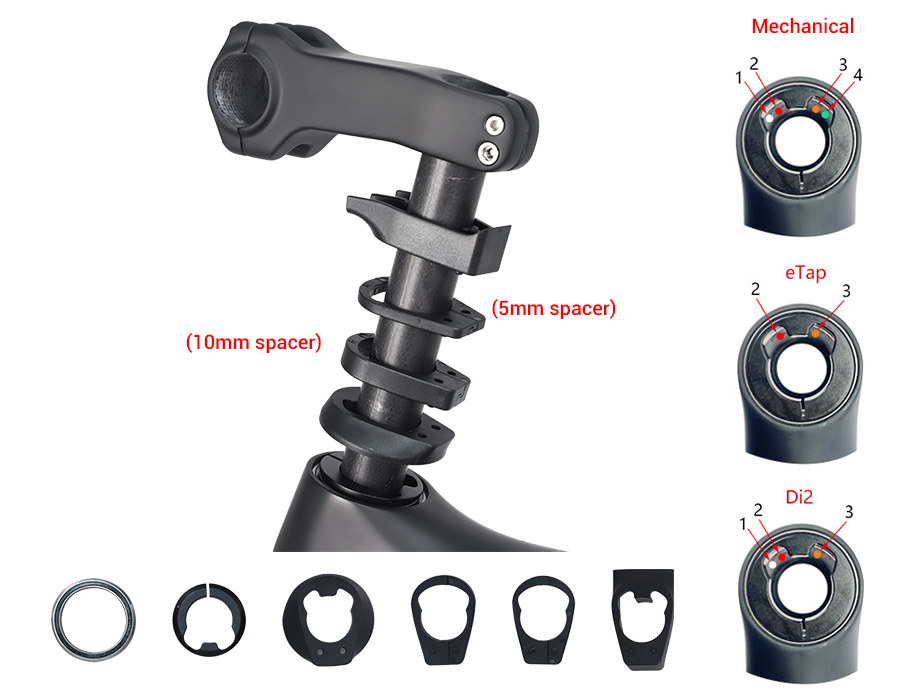 Cable Routing for Compatible Groupset  Cable Routing for Compatible Groupset
