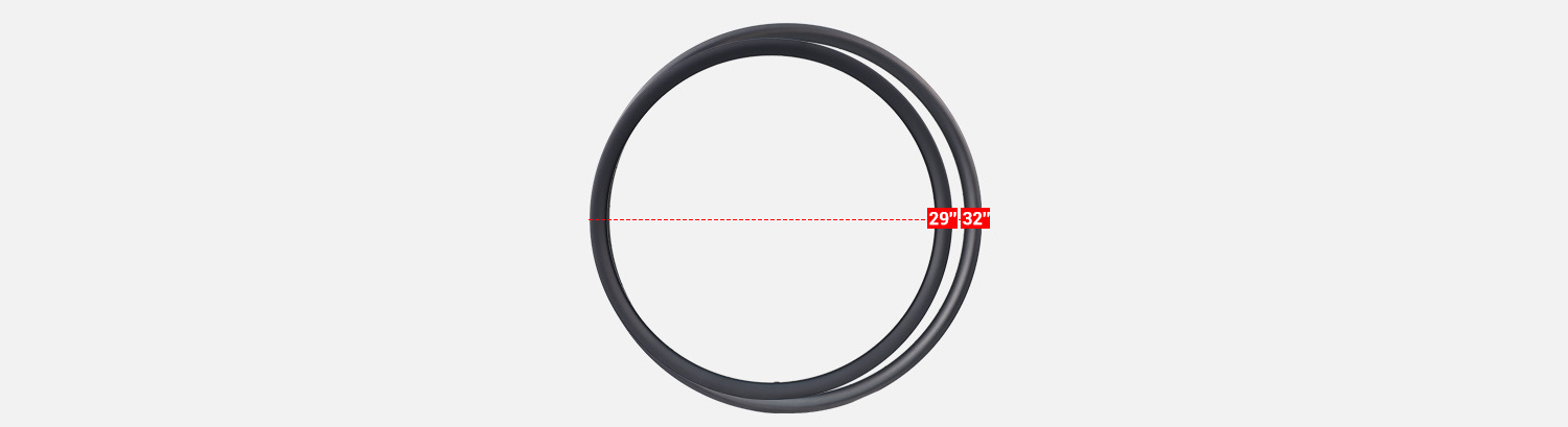 32inch mtb rim VS 29inch mtb rim