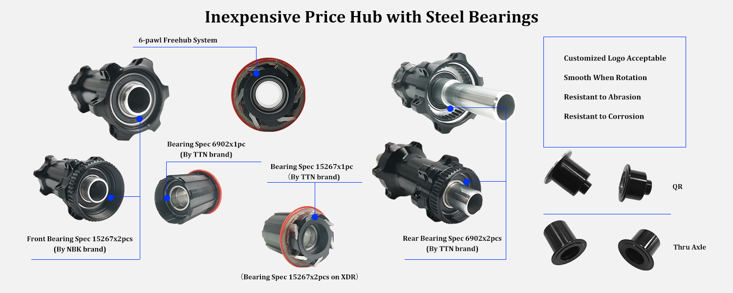 gravel disc brake hubs