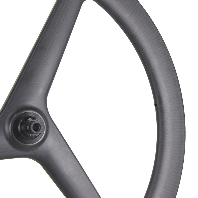 tri spoke carbon wheel