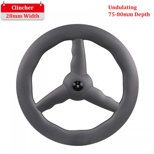 3 spoke carbon wheel
