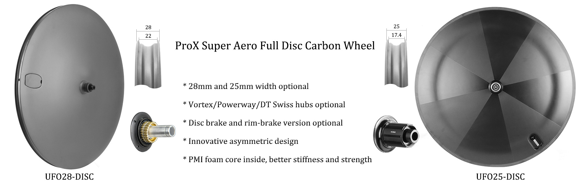 ProX Super Aero Full Disc Caroon Wheel